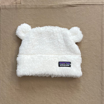 Baby Furry Friends Hat, Birch White
