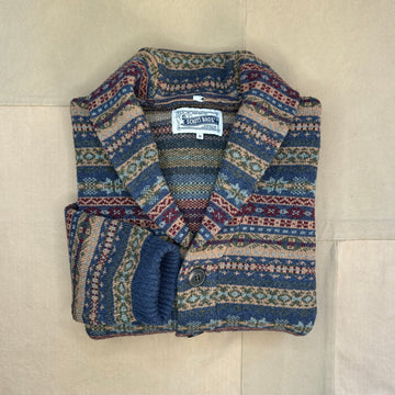 Wool Blend Fair Isle Cardigan