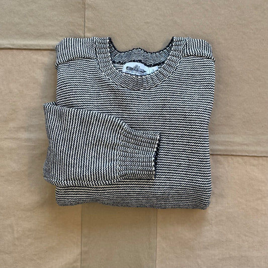 Rockport Striped Sweater, Natural/Navy