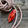 Lobster Claw Glass Ornament