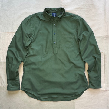 Brushed Oxford Popover, Hunter Green