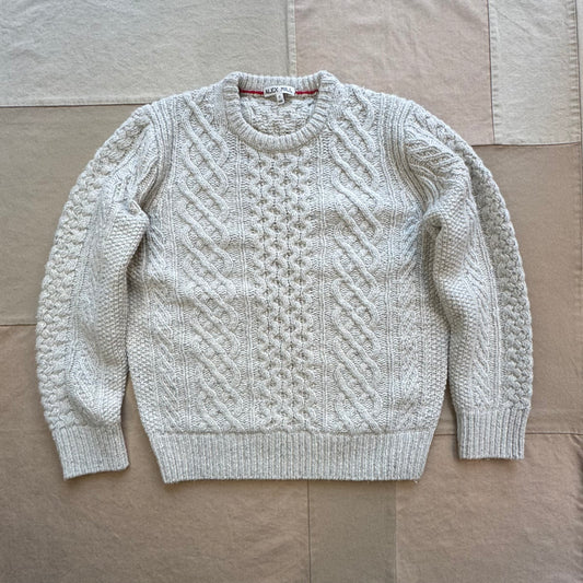 Donegal Fisherman Sweater, Oatmeal