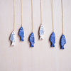 Procelain Sardine Fish Necklace