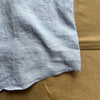 Short Sleeve Linen Shirt, Blue