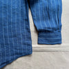 Irish Linen Stripe Shirt, Navy