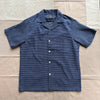 Dots Camp Collar Shirt, Navy