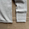 Taylor Roll Neck Cardigan in Cotton Cashmere, Heather Grey