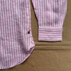 Jo Shirt in Havana Stripe, Pink/Ivory