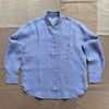 Jo Shirt in Havana Stripe, Ocean/Ivory