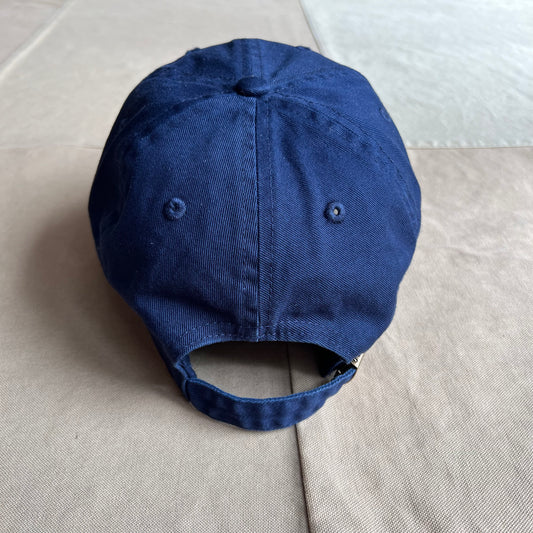 Dad Smiley Face Embroidered Hat, Navy
