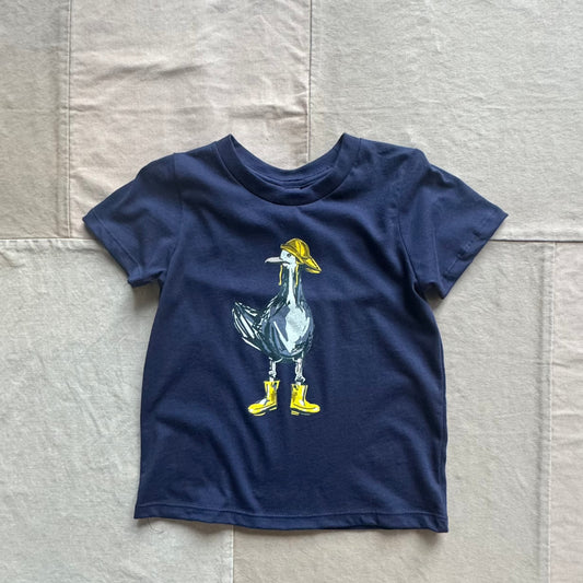 All-Weather Seagull Junior T-shirt, Navy