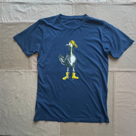 All-Weather Seagull T-shirt, Washed Navy
