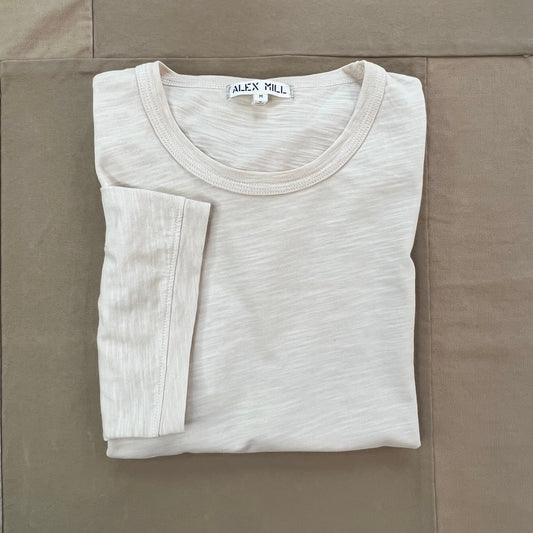 Standard Slub Cotton T-Shirt, Almond Milk