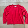 Frankie Sweatshirt in Vintage Wash, Cardinal