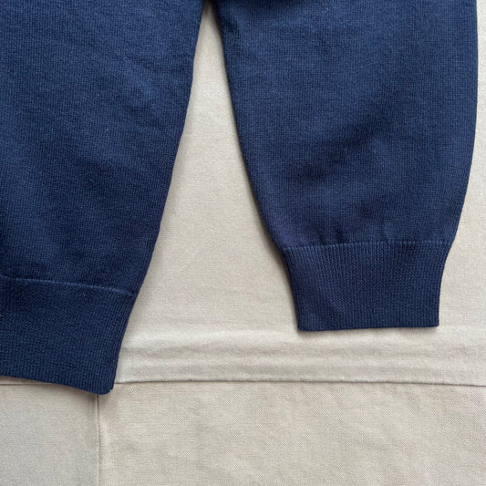 Bond St. Polo in Cotton Cashmere, Navy