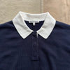 Bond St. Polo in Cotton Cashmere, Navy