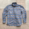 Plaid Oxford Shirt, Slate/Sky