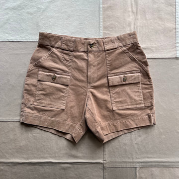 Cotton Corduroy Camp Shorts, Medium Beige