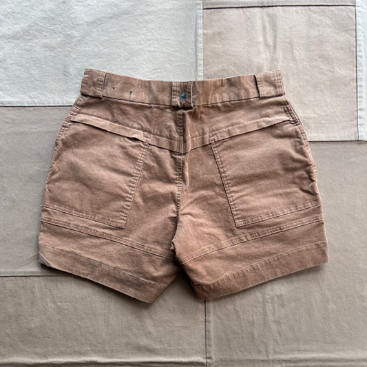 Cotton Corduroy Camp Shorts, Medium Beige