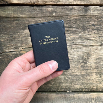 Mini United States Constitution, Navy Traditional Leather