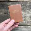 Mini United States Constitution, British Tan Traditional Leather