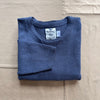 Cotton Crew Jersey Sweater, Harbor Blue