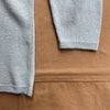 Cotton Crew Jersey Sweater, Sky Blue