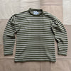 Roll Neck Sweater, Moss/Natural