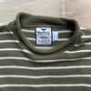 Roll Neck Sweater, Moss/Natural