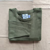 Cotton Crew Jersey Sweater, Moss