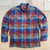 Long-Sleeved Organic Cotton Fjord Flannel Shirt, Guides: Superior Blue