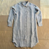 Paula Shirt Dress, Indigo Stripe