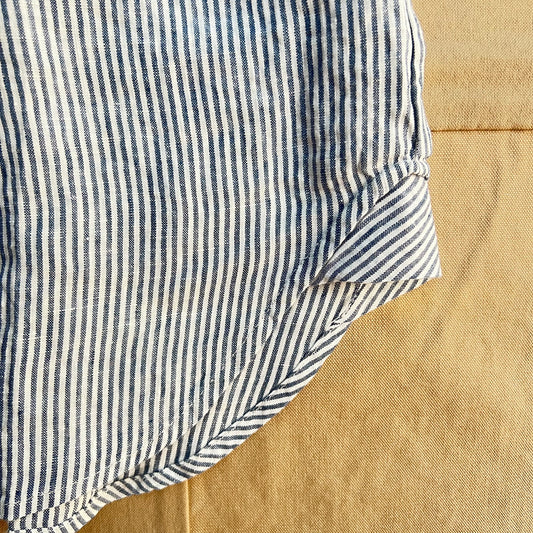 Paula Shirt Dress, Indigo Stripe
