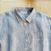 Paula Shirt Dress, Indigo Stripe