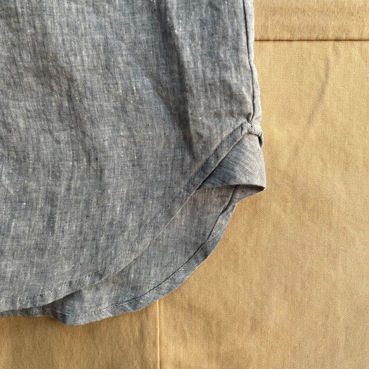 Paula Shirt Dress, Indigo Melange