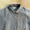 Paula Shirt Dress, Indigo Melange