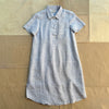 Spec Camilla Dress, Blue Pinstripe