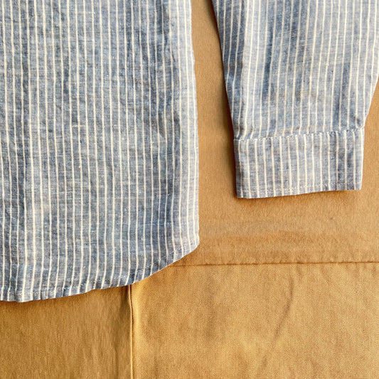 Boyfriend Shirt, Medium Stripe Denim