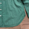 Jo Shirt in Belle Stripe, Green/White