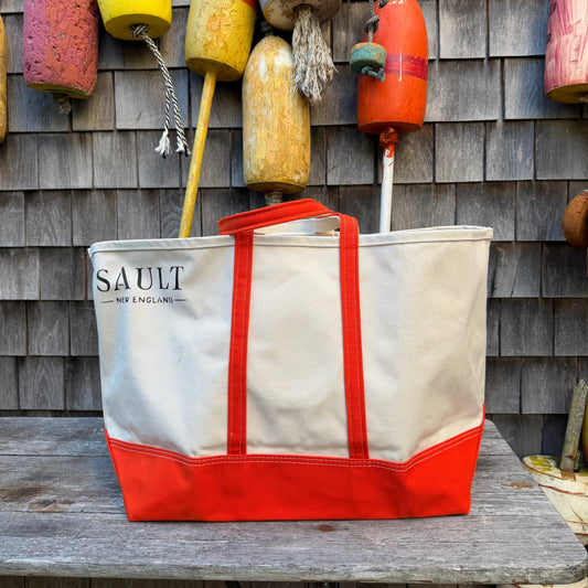 Steele Canvas Wide Tote Bag, Orange