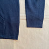 Linen Sweater Beach Hoodie, Navy