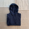 Linen Sweater Beach Hoodie, Navy