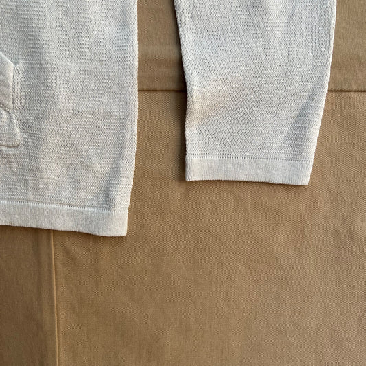 Linen Sweater Beach Hoodie, Light Blue