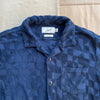 Lalo Terry Jacquard Camp Shirt, Navy