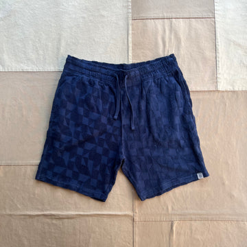 Lalo Terry Jacquard Shorts, Navy