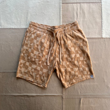 Lalo Terry Jacquard Shorts, Faded Rubber
