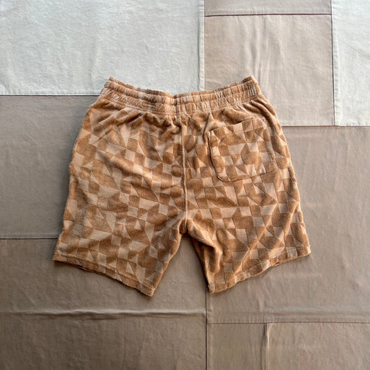 Lalo Terry Jacquard Shorts, Faded Rubber