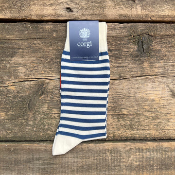 Sailor Stripe with Lobster Cotton Sock