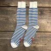 Sailor Stripe with Lobster Cotton Sock