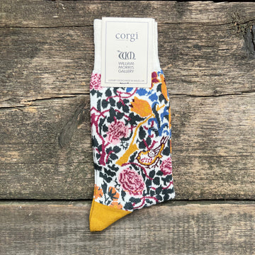 Women's William Morris Rose Cotton Socks